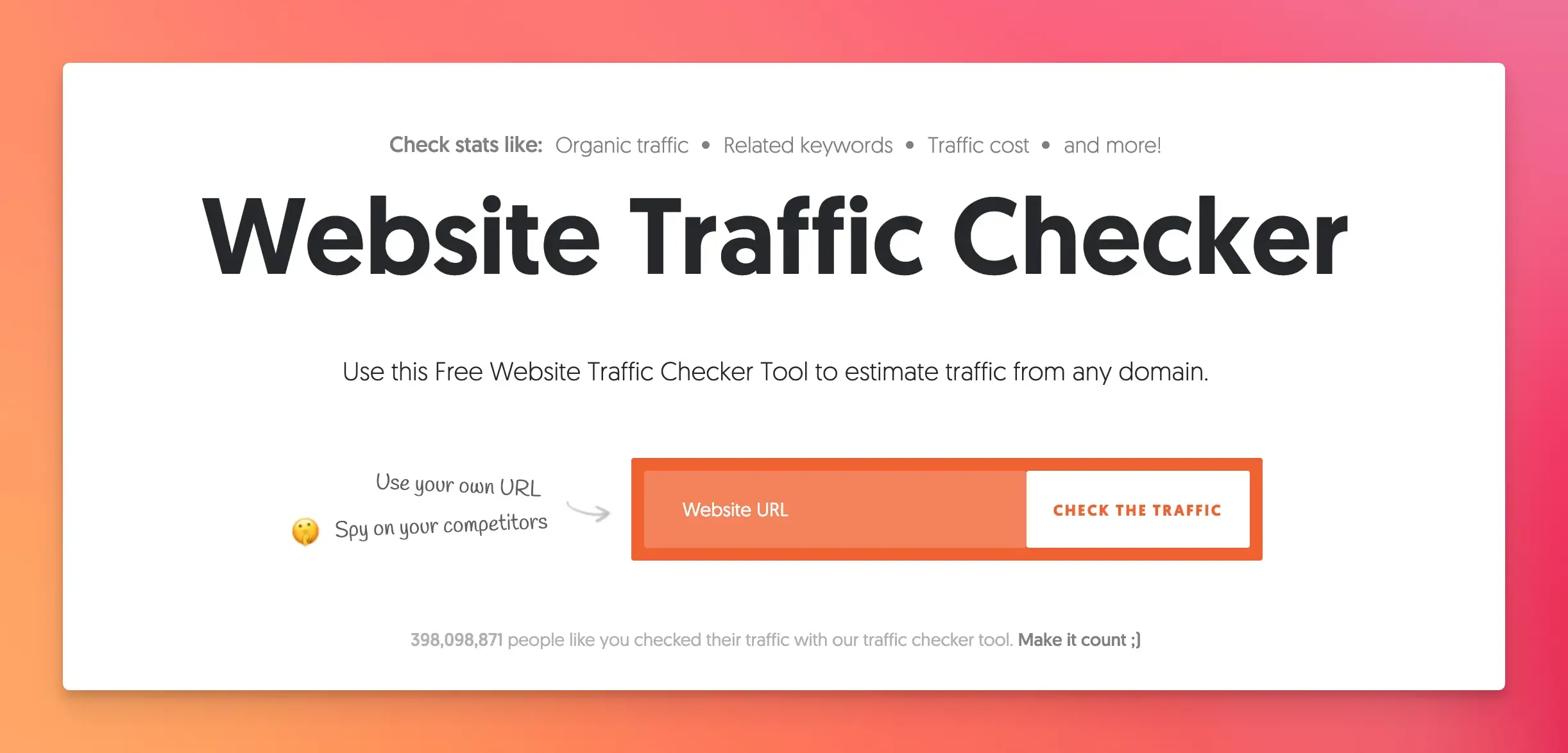 Website Traffic Checker